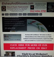 DishesAndGlasses.com China & Crystal Replacements website just opened 